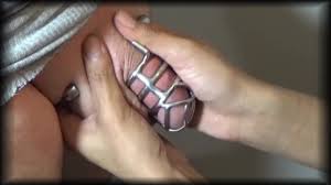 Latina MILF Slutwife Locks Cuckold Husband in Chastity Cage
