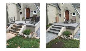 The concrete steps leading up to our front door were in serious need of a makeover. 13 Fascinating Concrete Front Steps Makeover Ideas For Curb Appeal Booster Jimenezphoto
