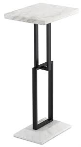 The Squared Rectangular Links That Form The Body Of The Menlo Drinks Table From Currey And Company Are Archit Drink Table Stylish Coffee Table Currey Company