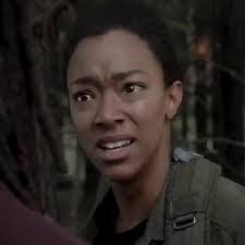 I saw the first pic of Andrea and Lori and got reminded of that time Sasha  yelled at Michonne. Michonne, who was so damn confused. She didn't get it,  then. I wish
