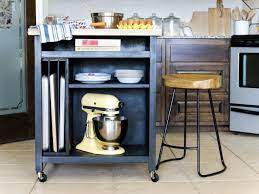 If you're hankering for a bit more elbow room to prepare meals, this rolling island lets you make the most of the floor plan you already have. How To Build A Diy Kitchen Island On Wheels Hgtv