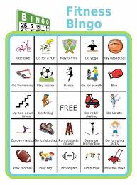 Physical Education Games Free Printable Physical Education Physical Activities For Kids Bingo For Kids Kids Fitness Challenge