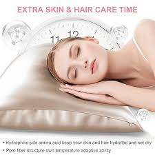 Amazon.com: Mulberry Silk Pillow Cases King Size with Hidden Zipper, Ultra  Smooth and Soft Breathable Cooling Silk Satin Pillowcase for Hair and Skin,  Gifts for Women Men (Champagne, 20x36 Inches, 1 Pack) :