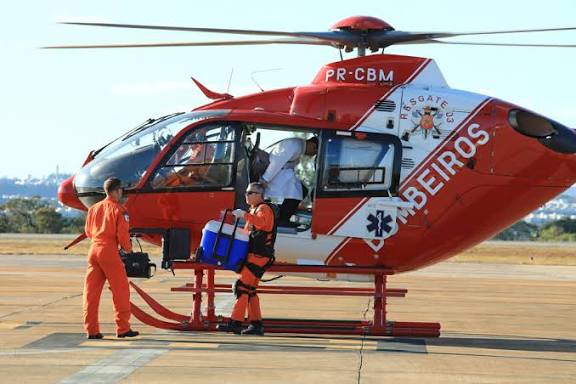 Corpo de Bombeiros e Força Aérea transportam coração da Bahia para o Distrito Federal - Resgate e Transporte Aeromédico