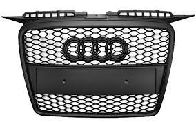 2006 2007 2008 Super Rare Audi A3 Mesh Sport Front Grill Grille Blk Badge 8p Front Grill Audi A3 Audi