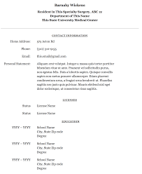 Edit My Physician Curriculum Vitae Medical Career Center