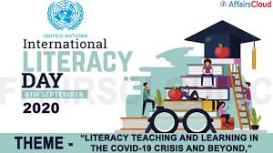 International literacy day 2020 will be celebrated on tuesday, on 8th of september. International Literacy Day 2020 September 8