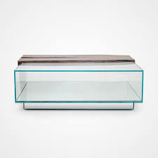44w x 24d x 18h. Cocobolo Glass Box Coffee Table 02 Rotsen Furniture