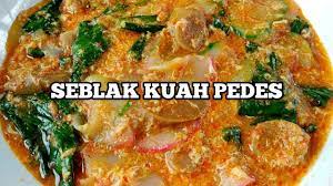 Resep Seblak Kuah Pedas Enak Khas Bandung Youtube