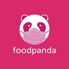 Delivery food foodpanda logo meal panda text vector. Foodpanda Home Facebook