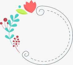 Flowers Green Leaves Cute Borders Fresh Arts And Literature Flowers Text Border Png And Vector Clip Art Borders Clip Art Flower Frame