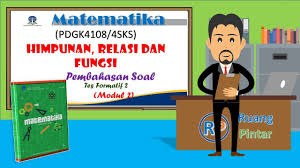 Check spelling or type a new query. Pembahasan Tuntas Tes Formatif 2 Modul 2 Himpunan Relasi Dan Fungsi Mata Kuliah Matematika Pdgk4108 Youtube