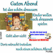 Guten morgen sprüche bilder kostenlos nachmittags. Schonen Montag Abend