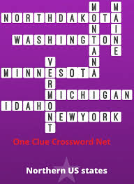Check spelling or type a new query. Northern Us States Bonus Puzzle Get Answers For One Clue Crossword Now