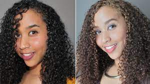 Been considering trying brown balayage hair? Black To Honey Brown Hair Dying Curls Without Bleach Part 1 Youtube