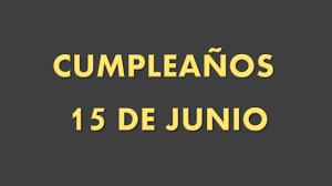 6:53 am on jun 15, 2021 cdt. Famosos Que Cumplen Anos El 15 De Junio Youtube