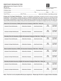 Fellow, health insurance advanced studies. Cigna Beneficiary Designation Form Fill Online Printable Fillable Blank Pdffiller