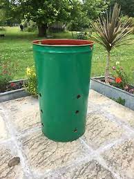 Garden Incinerator Bin Fire Burner For Rubbish Leaves Paper 200l Ebay