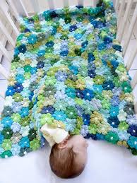 The colour palette is of the softest pastel shades, very feminine and subtle with hints of vintage patchwork quilts. Puff Stitch Crochet Blanket Novocom Top