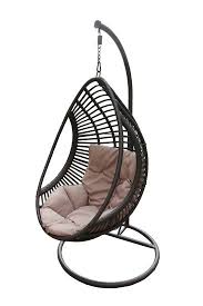 Hanging egg chairs have become a garden staple. China Outdoor Wicker Swivel Swing Egg Chair With Cushion China Swing Chair Egg Chair
