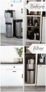 But one feature i especially like about this refrigerator is the automatic fill water pitcher in the inside of the door. Our Hidden Water Cooler Love Create Celebrate Hidden Water Cooler Water Dispenser Design Water Cooler