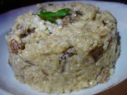 Risotto Au Poulet Et Aux Pleurotes Du Jardin Et Du Marche A L Assiette Et A La Bouche Risotto Poulet Plat A Base De Riz Risotto