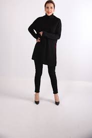Koton Yirtmac Detayli Tunik 9kak92654ht Tunik Alpakalar Pantolon