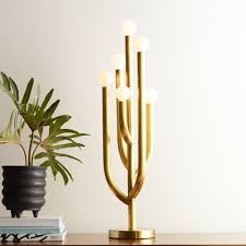 Don't water your cactus for a week after repotting. Shop Cacti Glow Brass Table Lamp Cactus Blooms To Life As A Modern Brass Table Lamp With Vintag Brass Table Lamps Modern Table Lamp Modern Brass Table Lamps