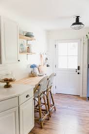 Putting some small bench seats in a nook will create a super charming breakfast spot for you and your loved ones. Custom Breakfast Nook Small Kitchen Updates Lauren Mcbride