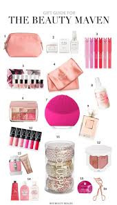 Pink Holiday Giftguide For Her For The Beauty And Makeup Lover This Christmas Great Gift And Stocking Stuffer Ideas For M Beauty Mavens Beauty Gift Guide