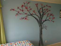 For the older boy who visits and his room is a guest room when hes gone, im doing this mural! Cherry Blosson Tree Mural Modern Bedroom Vancouver Houzz