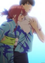 Joe Morris على X: Fuutarou Holds Miku; Ichika Blushes; Miku Lights Up;  Ichika Has Questions - 5hanayome 5 t.coME4RnL9ftp  X