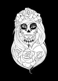 Santa Muerte Metal Poster Art Be Displate Subscribe for more drawing fun! santa muerte