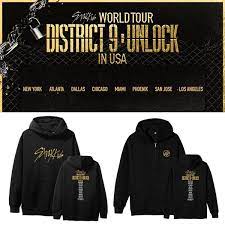 Buy district 9 unlock stray kids hoodie (4 varian) at butikjamtangan.com! Kpop Straykids World Tour Concert District 9 Unlock Zipper Hoodie Women Men Sweatshirt Casual Pullover Zip Coat Xw014 Wish