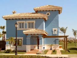 Vancouver Colour Consultant 4 Best Exterior Colours For A Mediterranean Style House Maria House Exterior Blue Beach House Exterior Mediterranean Style Homes