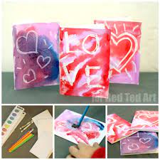 Or 5 payments of $12.59. Crayon Resist Card Making For Kids Red Ted Art Make Crafting With Kids Easy Fun