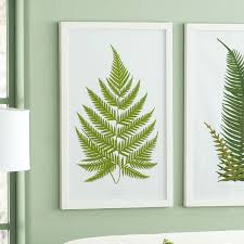 Love This Green And Print Fern Prints Mirror Wall Art Fern Wall Art