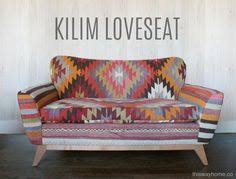 The Lorimer Project Part Ii Kilim Loveseat This Way Home Love Seat Modern Loveseat Upholstery