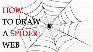 It's very simple to draw, but it takes a lot of time to do it well. How To Draw A Spider Web Youtube