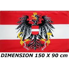 Brandissez fièrement votre étendard aux couleurs blanches et rouges typiques de cette jolie région d'europe, affichez votre patriotisme ou transmettez simplement votre amour pour la nation autrichienne en vous procurant ce drapeau officiel de l'autriche. Drapeau 150 X 90 Cm Autriche Avec Aigle Imperial Autrichien No Fanion Maillot Echarpe Casquette Cdiscount