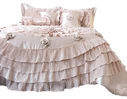 Maybe you would like to learn more about one of these? Frosted Fields Faux Satin Luxury Ruffle Comforter Set California King Traditional Comforters And Comforter Sets By Tache Home Fashion Houzz