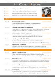 latex template for modern cv and
