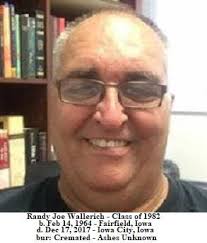 Our classmate Randy Hackbarth has passed away. Below is his obituary. Randy  R. Hackbarth, 71, passed away