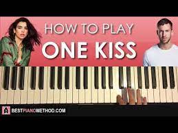 How To Play Calvin Harris Dua Lipa One Kiss Piano Tutorial Lesson Piano Tutorial Lesson First Kiss