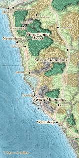 Valeur Rpg Map Of Sword Coast With Saltmarsh Fantasy City Map Forgotten Realms Dnd World Map