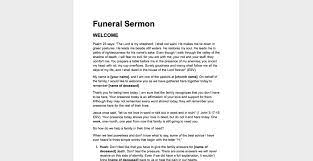 The two free funeral sermons provided here follow this format. Free Funeral Sermon Pro Preacher