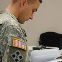 Kristov George, a senior and the Cadet Wing commander,