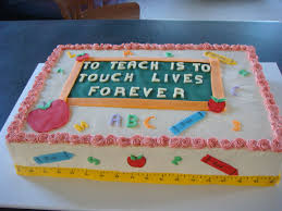 Birthday Cake For Teachers Day Teaching Is Forever Cake With Images Teacher Cakes School Cake Teachers Day Cake