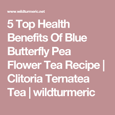 5 Top Health Benefits Of Blue Butterfly Pea Flower Tea Recipe Clitoria Ternatea Tea Wildturmeri Butterfly Pea Flower Tea Butterfly Pea Butterfly Pea Flower