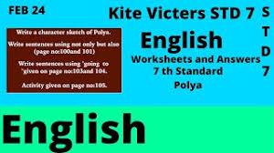 For learning · malay / written in · malay. Kite Victers Std 7 English Worksheets And Answers Polya Feb 24 Youtube